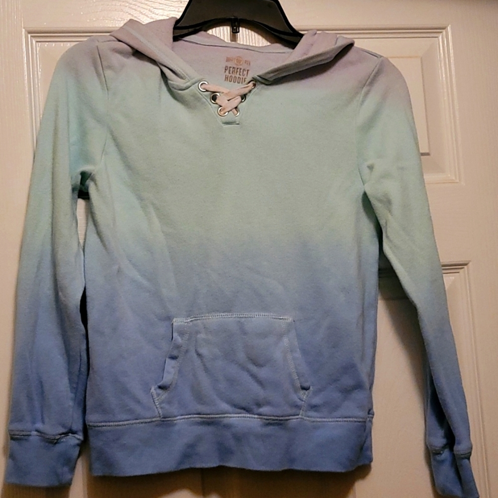 SO Ombre blue Hoodie size 12